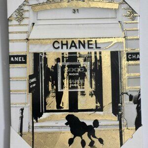 Chanel Store Front Paris 16x 20" Canvas Wall Art